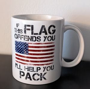 If This Flag Offends You I'll Help You Pack Mug